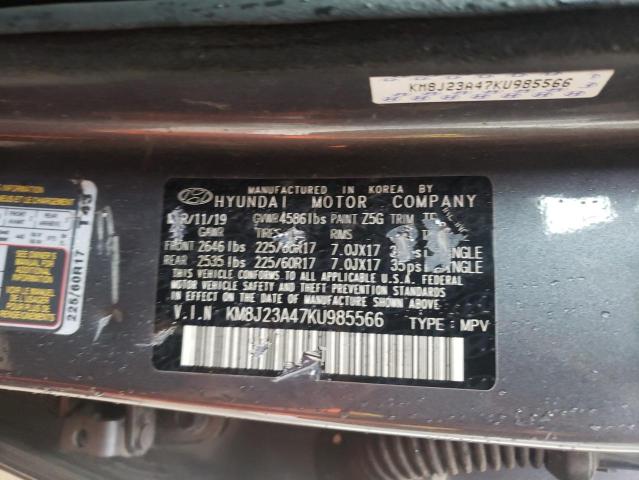 2019 HYUNDAI TUCSON SE - KM8J23A47KU985566