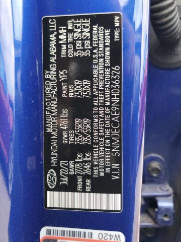 2022 Hyundai Tucson Limited VIN: 5NMJECAE9NH036326 Lot: 55669904