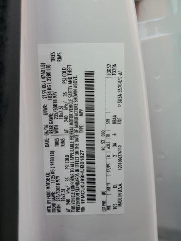 2017 Ford Escape Titanium VIN: 1FMCU0J99HUB01827 Lot: 55499394