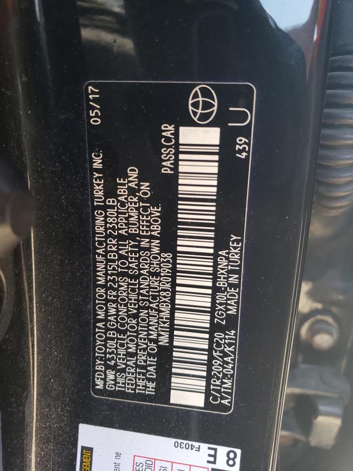 NMTKHMBX8JR019038 2018 Toyota C-Hr Xle