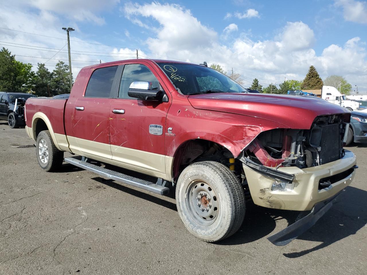 2013 Ram 2500 Longhorn vin: 3C6UR5PL3DG534221