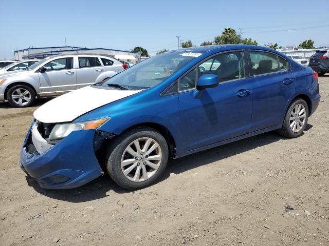 Lot #2524519536 2012 HONDA CIVIC EX salvage car