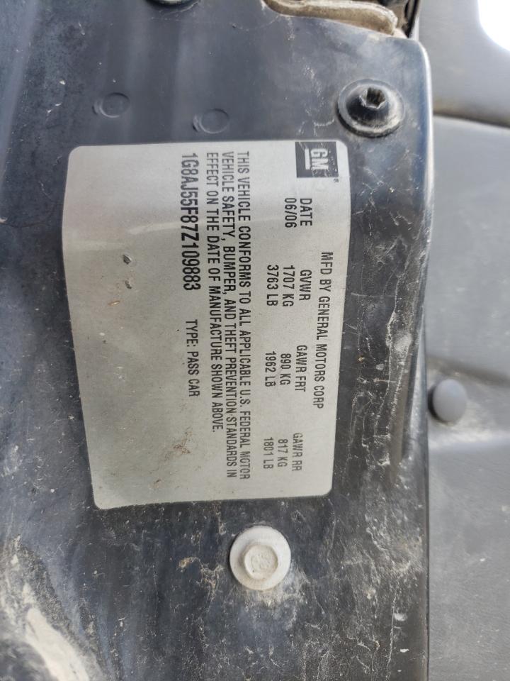 1G8AJ55F87Z109883 2007 Saturn Ion Level 2