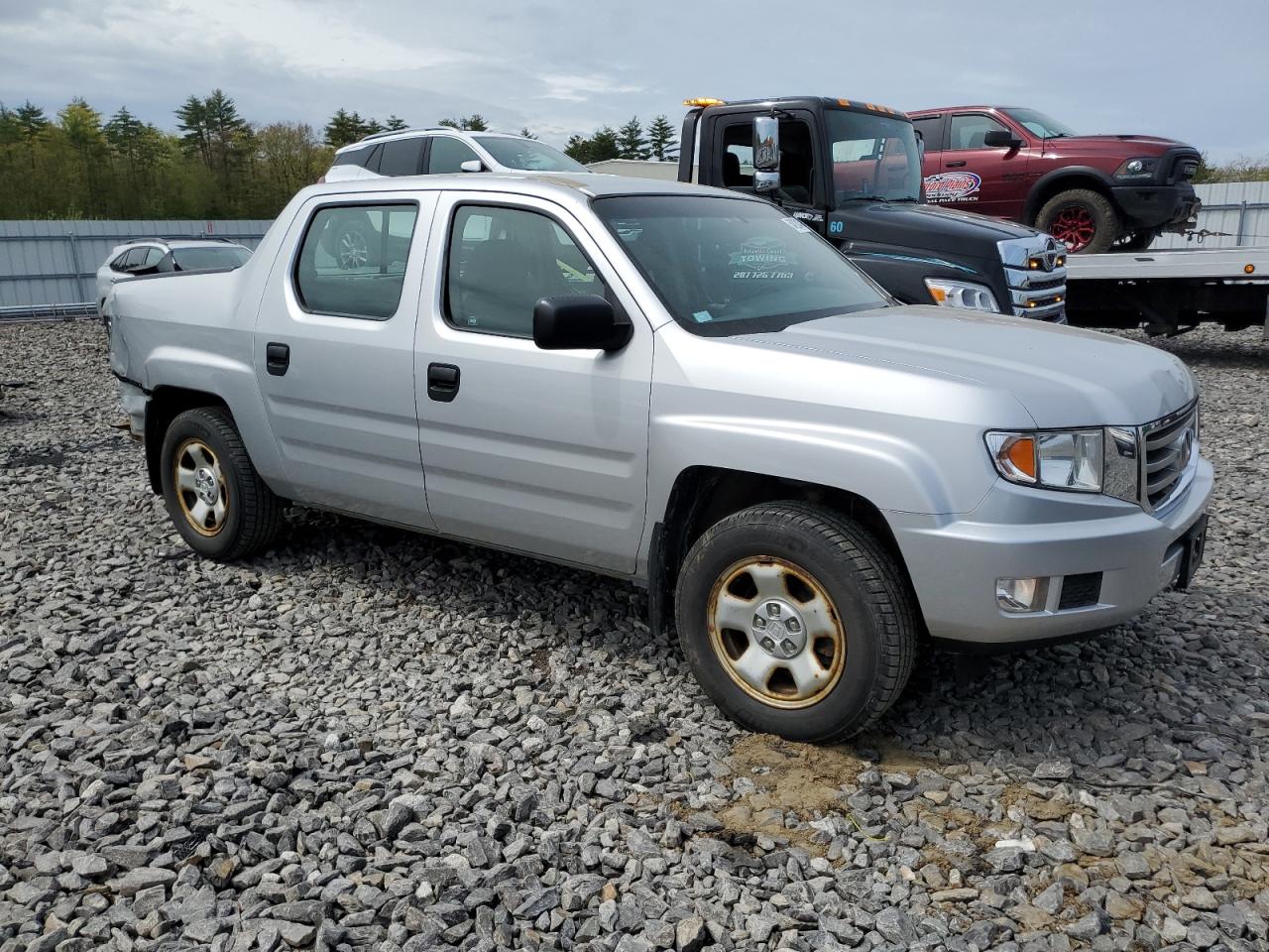 2012 Honda Ridgeline Rt vin: 5FPYK1F27CB002207