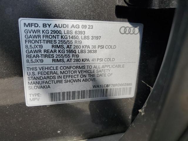 VIN WA1LCBF76RD002985 2024 Audi Q7, Premium Plus no.14