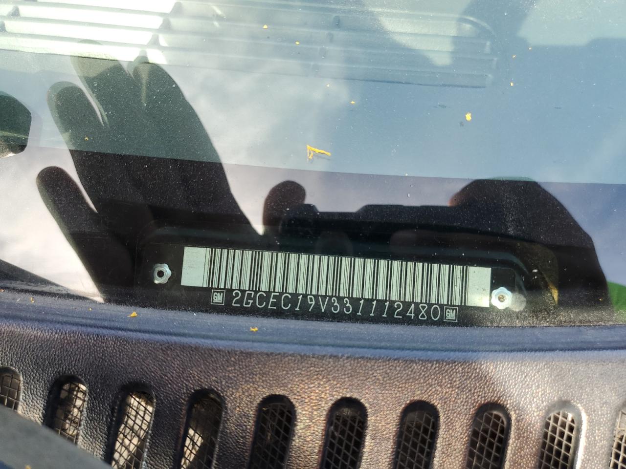 2GCEC19V331112480 2003 Chevrolet Silverado C1500