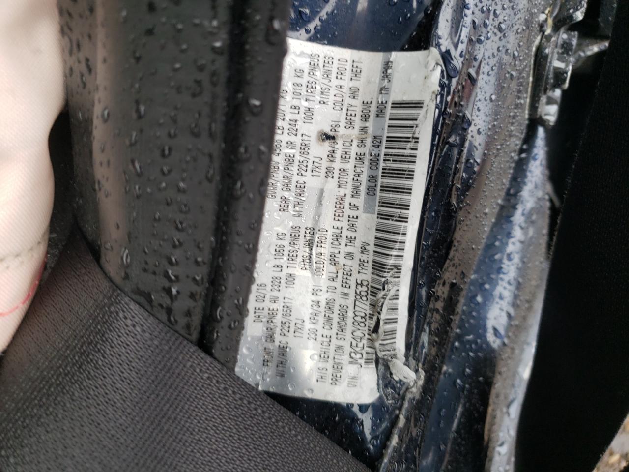 JM3KE4CY8G0778535 2016 Mazda Cx-5 Touring