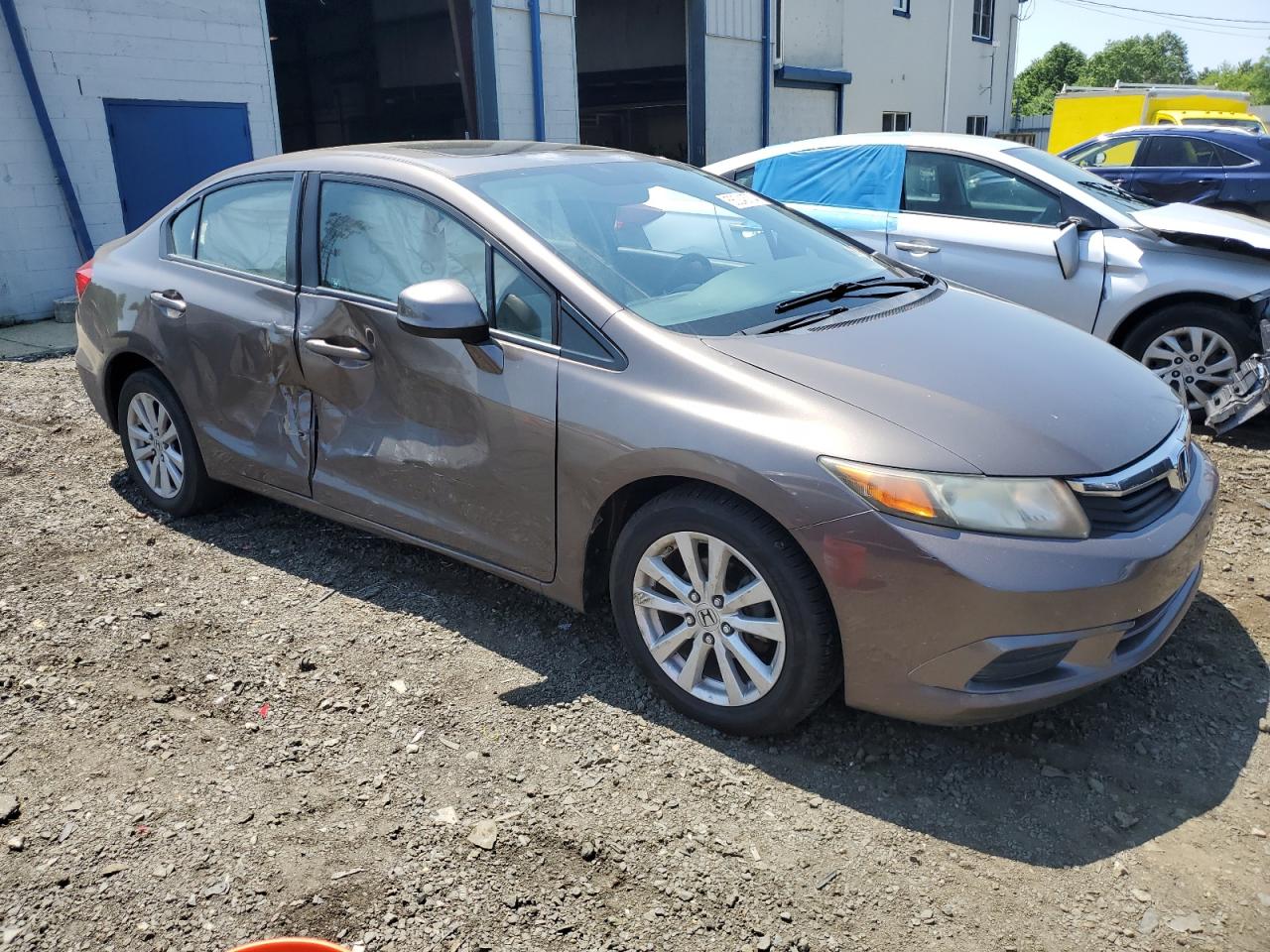 Lot #2852532915 2012 HONDA CIVIC EX