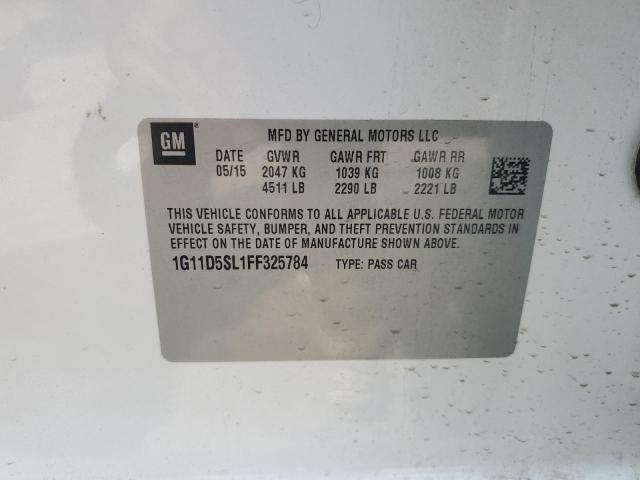 2015 CHEVROLET MALIBU 2LT - 1G11D5SL1FF325784