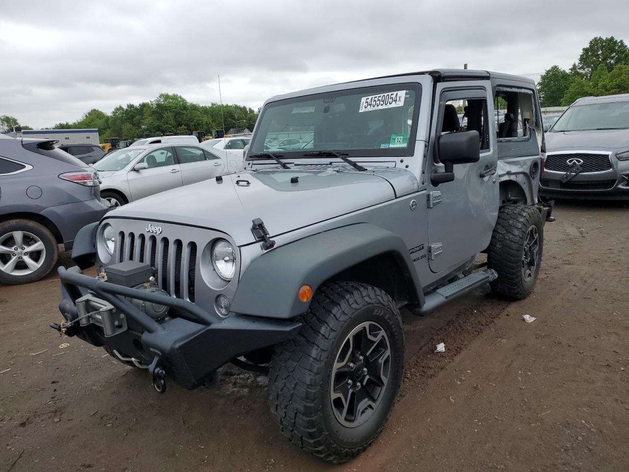 1C4GJWAG8FL592040 2015 Jeep Wrangler Sport