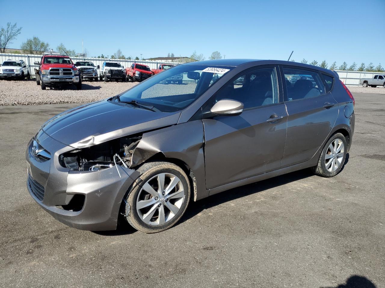 KMHCU5AE7DU066662 2013 Hyundai Accent Gls