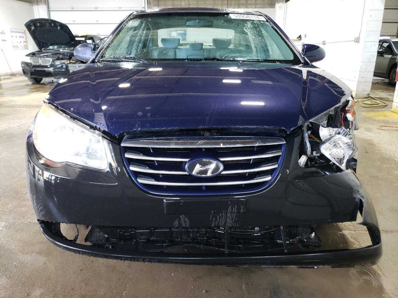 KMHDU4AD4AU099667 2010 Hyundai Elantra Blue