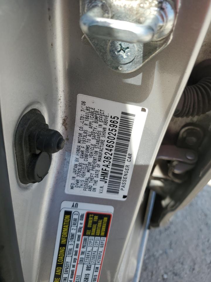 JHMFA36246S025965 2006 Honda Civic Hybrid