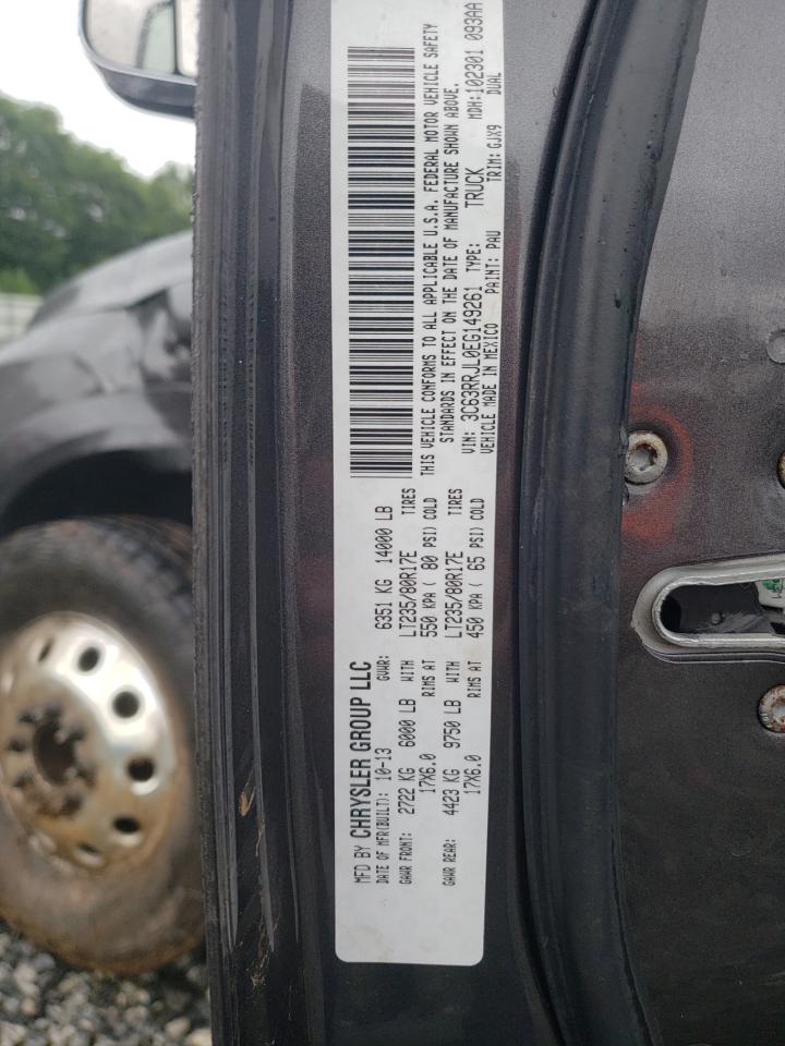 3C63RRJL0EG149261 2014 Ram 3500 Laramie