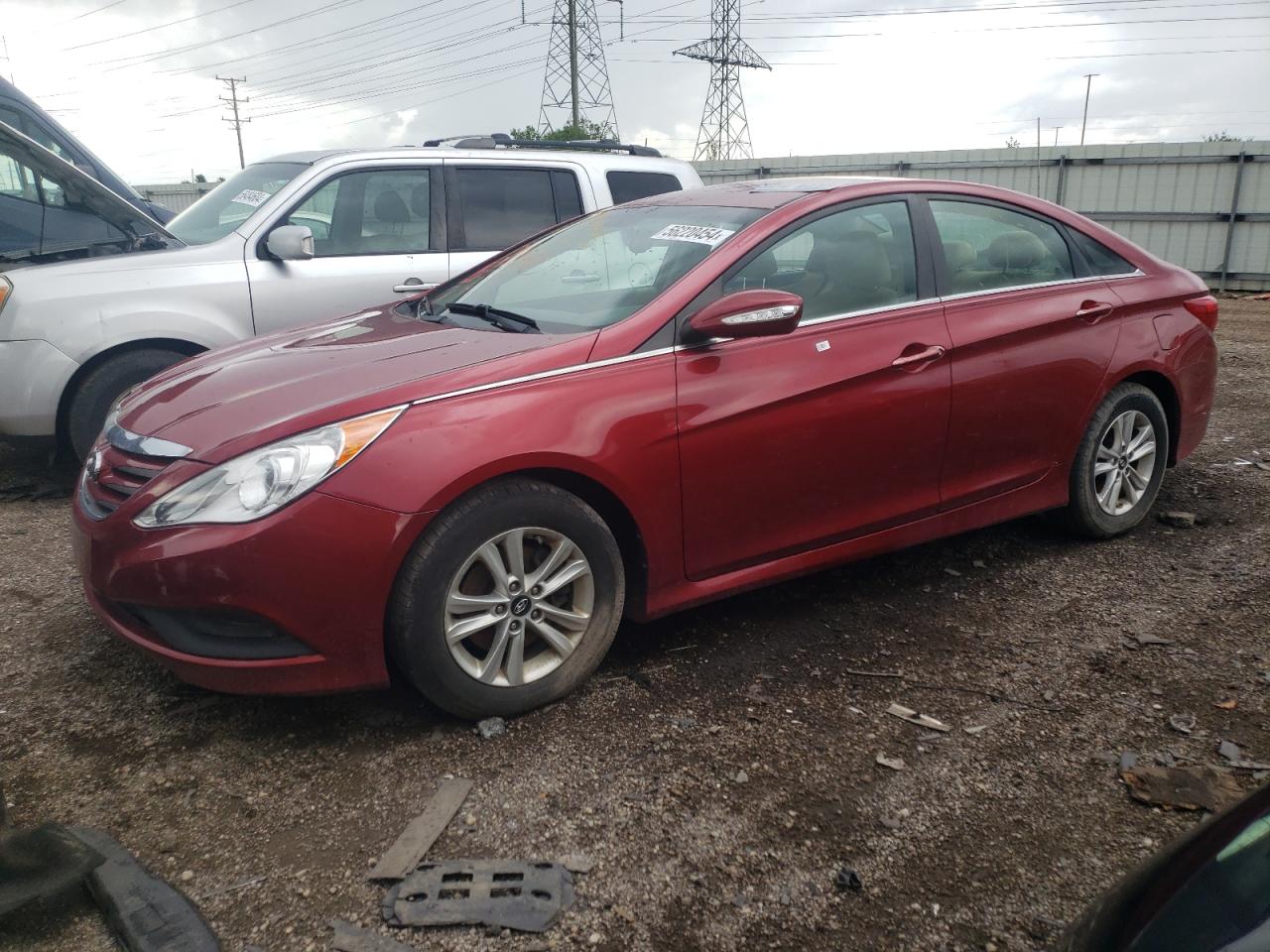 5NPEB4AC7EH845521 2014 Hyundai Sonata Gls