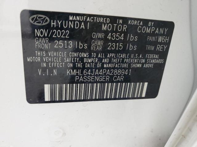 2023 Hyundai Sonata Sel VIN: KMHL64JA4PA288941 Lot: 56221854