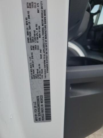 2021 Ram Promaster 1500 1500 High VIN: 3C6LRVBG9ME530076 Lot: 55090744