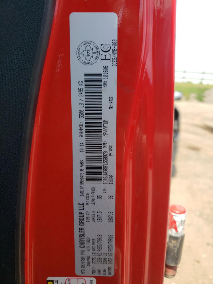 1C4BJWEG9FL558970 2015 Jeep Wrangler Unlimited Sahara