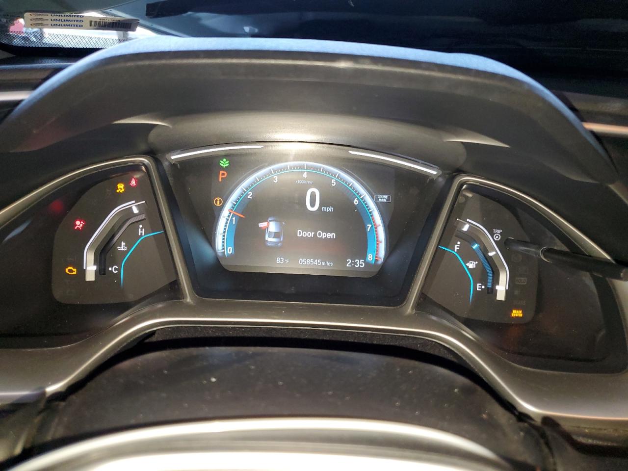 2HGFC2F75HH576497 HONDA CIVIC 2017