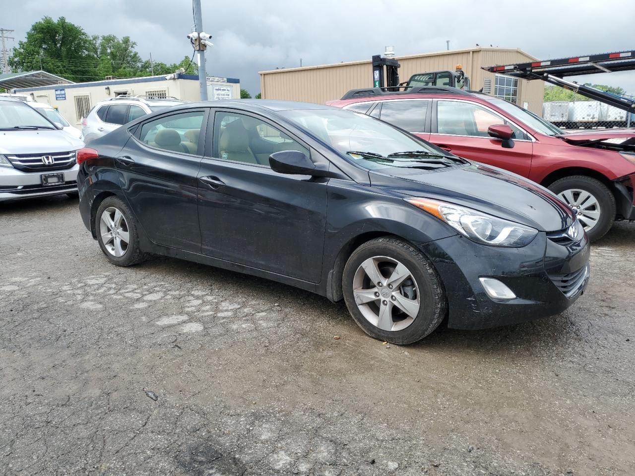 Lot #2789464526 2013 HYUNDAI ELANTRA GL