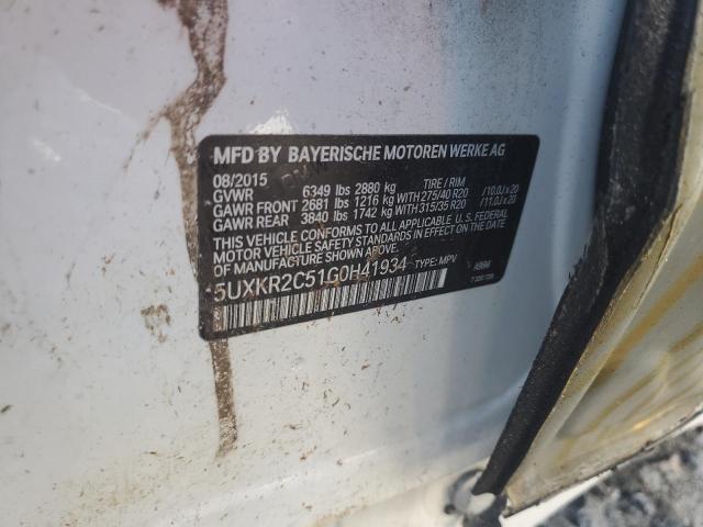 2016 BMW X5 SDRIVE3 - 5UXKR2C51G0H41934
