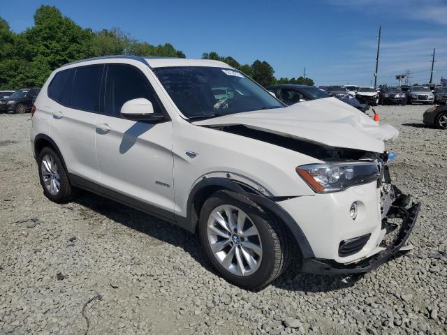 2015 BMW X3 Sdrive28I VIN: 5UXWZ7C5XF0M82872 Lot: 56728014