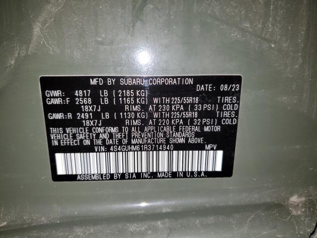 2024 Subaru Crosstrek Limited VIN: 4S4GUHM61R3714940 Lot: 55127084