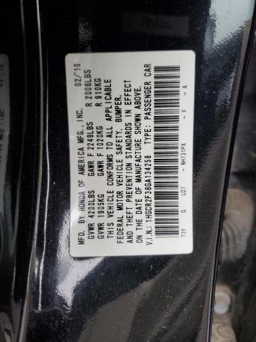 2016 Honda Accord Lx VIN: 1HGCR2F38GA134258 Lot: 54756554