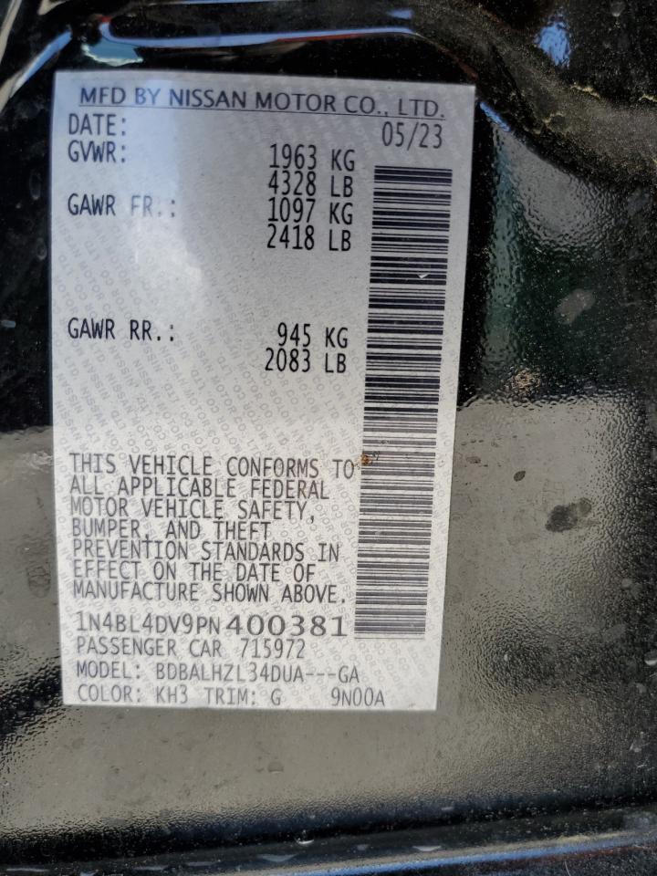 1N4BL4DV9PN400381 NISSAN ALTIMA 2023