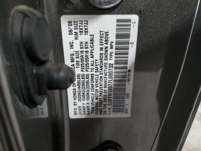 2007 Honda Element Sc VIN: 5J6YH18977L000732 Lot: 53031224