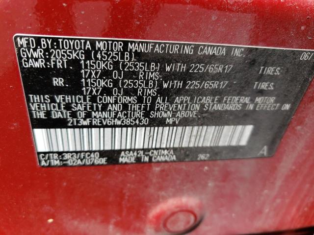 2T3WFREV6HW385430 2017 TOYOTA RAV 4 - Image 14