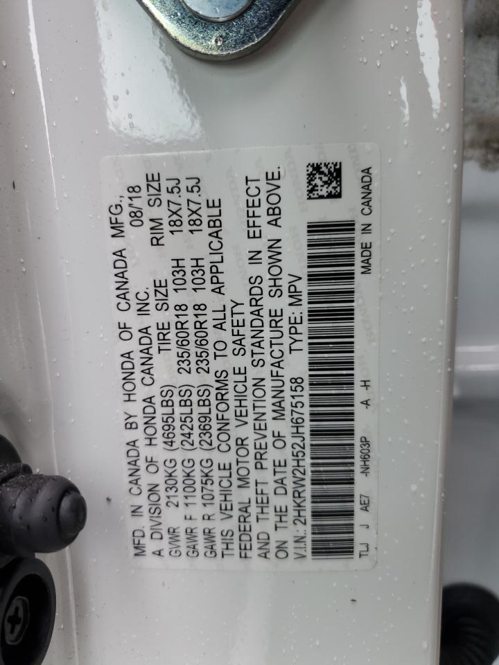 2HKRW2H52JH675158 HONDA CRV 2018