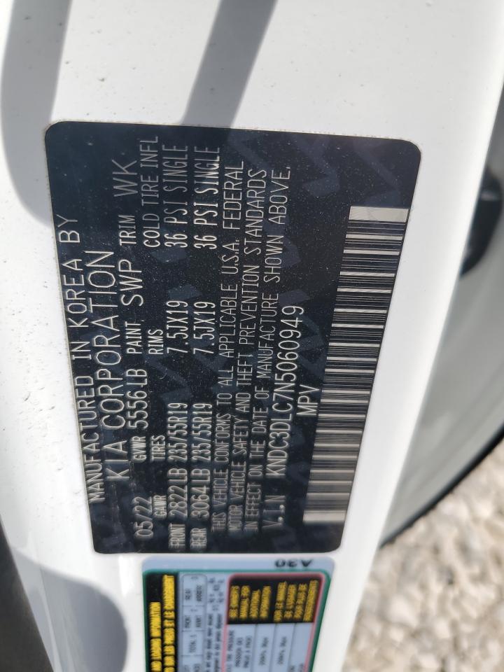 KNDC3DLC7N5060949 2022 Kia Ev6 Light