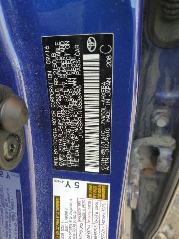 2017 Toyota Prius VIN: JTDKBRFU1H3536998 Lot: 54888504