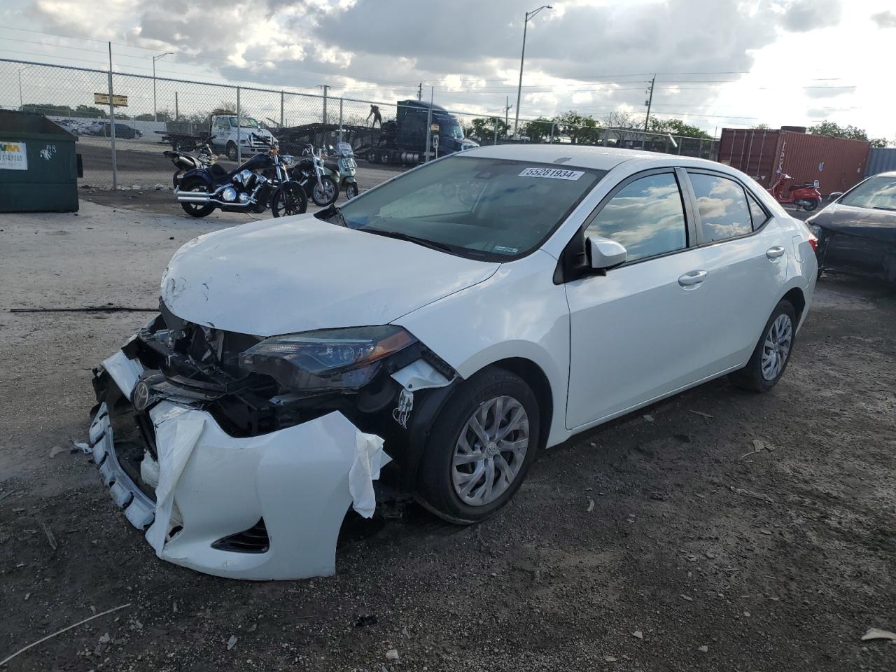 2017 Toyota Corolla L vin: 5YFBURHE8HP725817