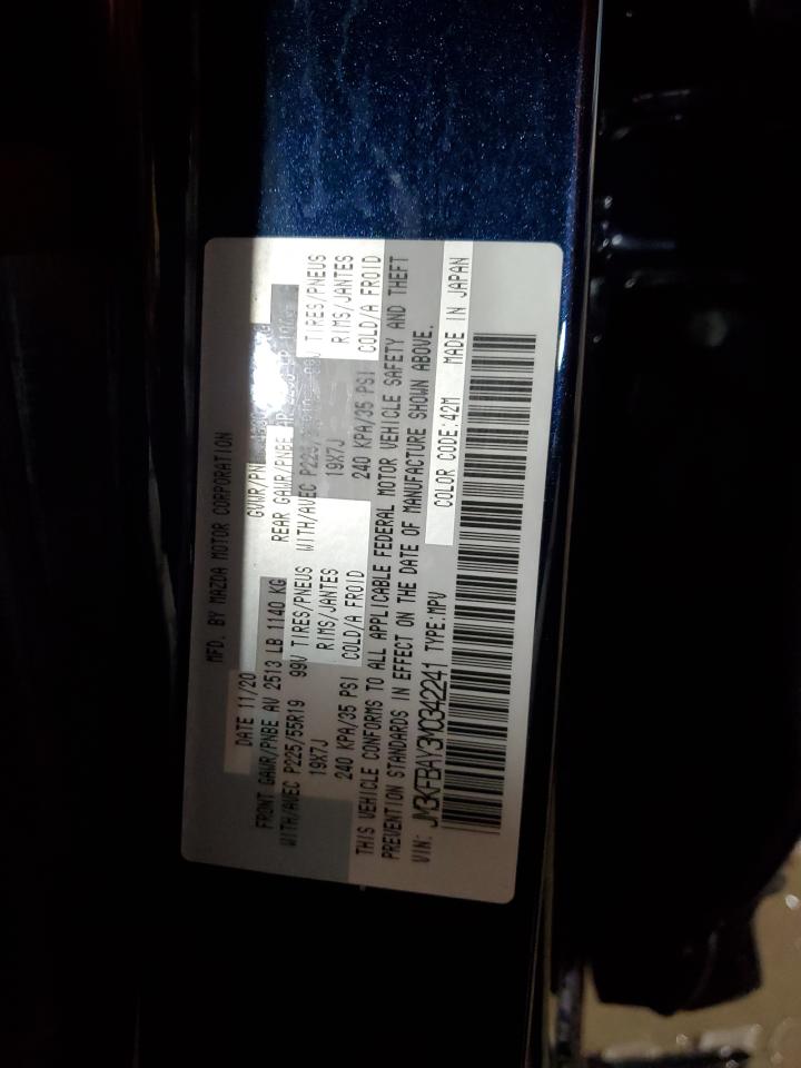 JM3KFBAY3M0342241 2021 Mazda Cx-5 Grand Touring Reserve