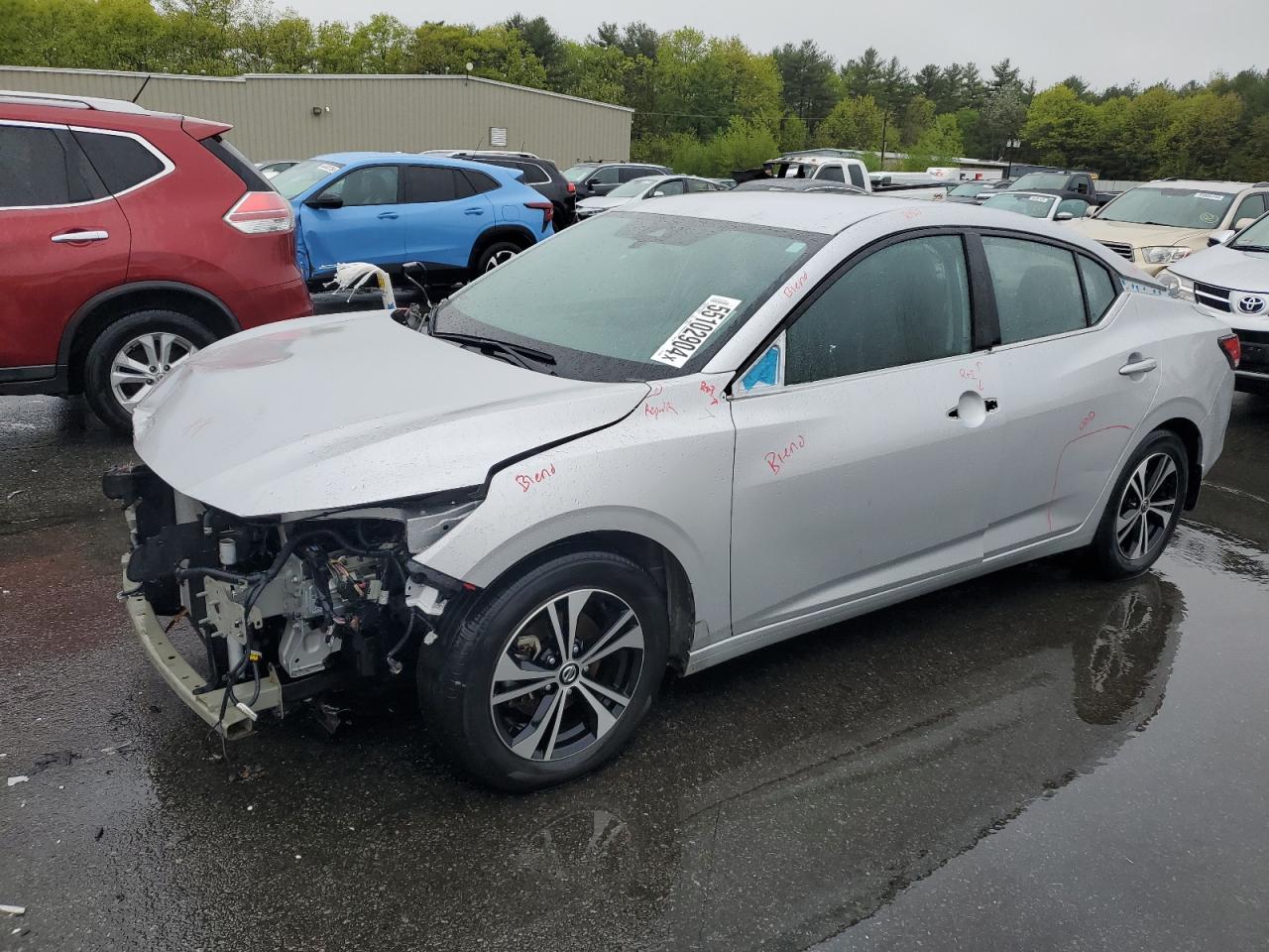 2021 Nissan Sentra Sv vin: 3N1AB8CV2MY206035