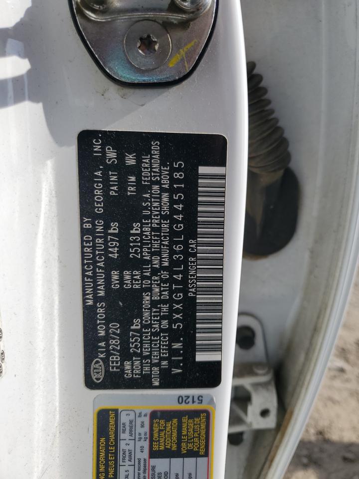 5XXGT4L36LG445185 2020 Kia Optima Lx