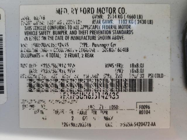 2018 Ford Mustang VIN: 1FATP8UH6J5142435 Lot: 54908104