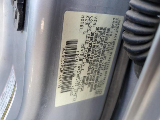 2011 Nissan Versa S VIN: 3N1BC1CP6BL468595 Lot: 53663874