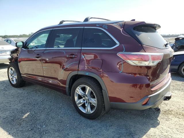 VIN 5TDDKRFH2ES045815 2014 Toyota Highlander, Limited no.2