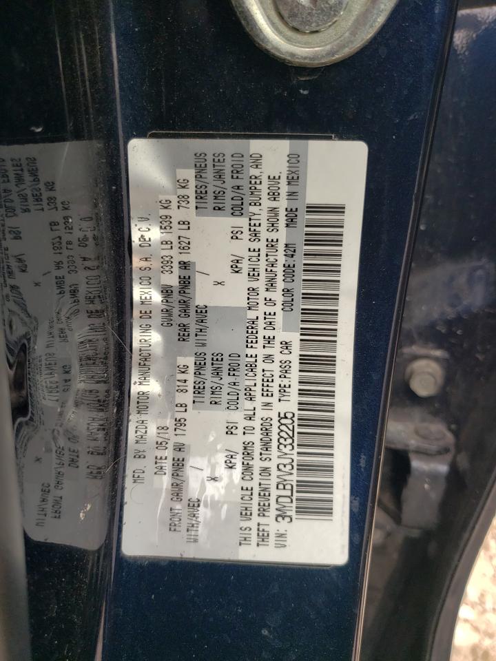 3MYDLBYV3JY332205 2018 Toyota Yaris Ia