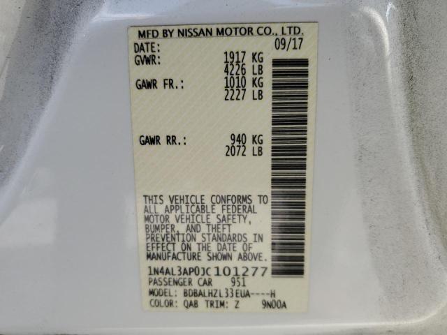 1N4AL3AP0JC101277 2018 Nissan Altima 2.5