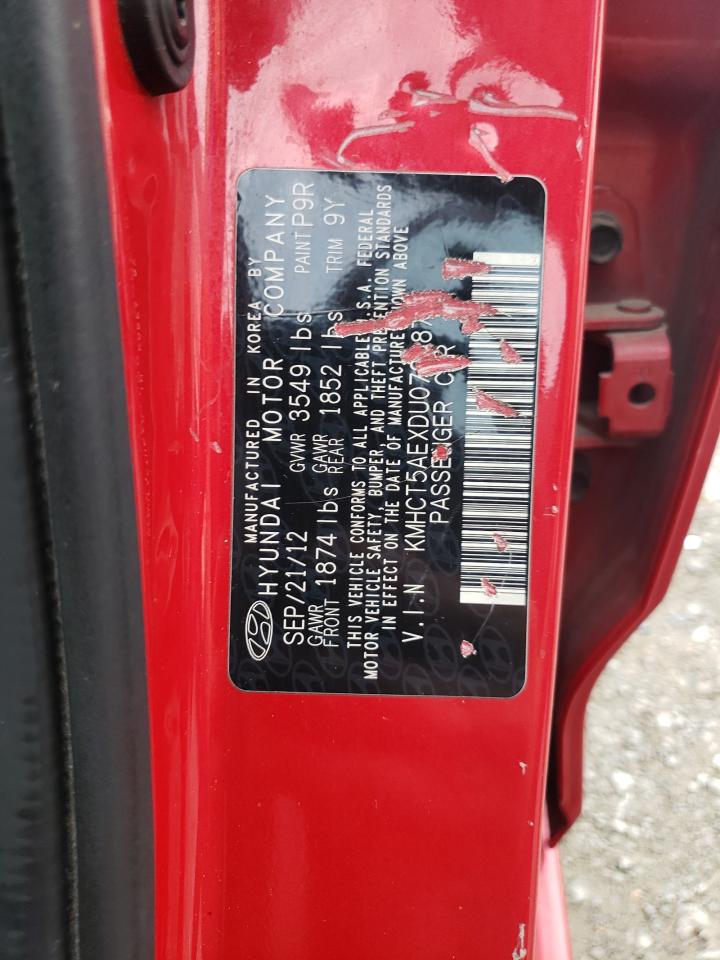 KMHCT5AEXDU079487 2013 Hyundai Accent Gls