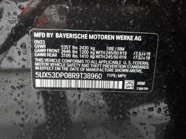 2024 BMW X3 xDrive30I VIN: 5UX53DP08R9T38960 Lot: 54368084