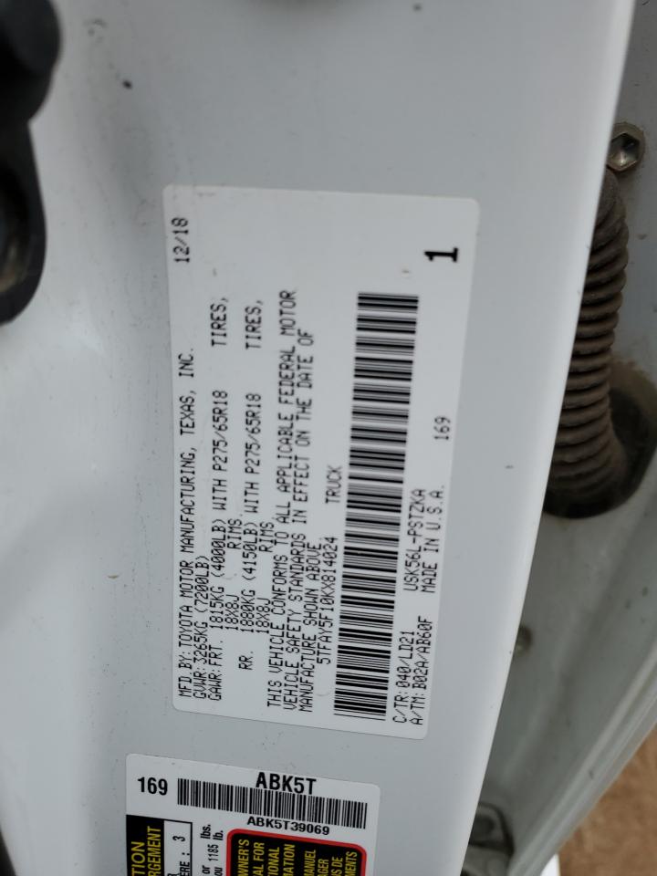 5TFAY5F10KX814024 2019 Toyota Tundra Crewmax 1794