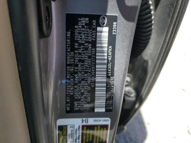 2007 Toyota Avalon Xl VIN: 4T1BK36B97U172166 Lot: 56701374