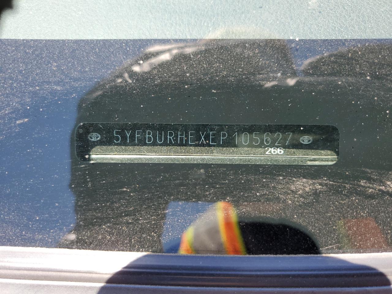 5YFBURHEXEP105627 2014 Toyota Corolla L