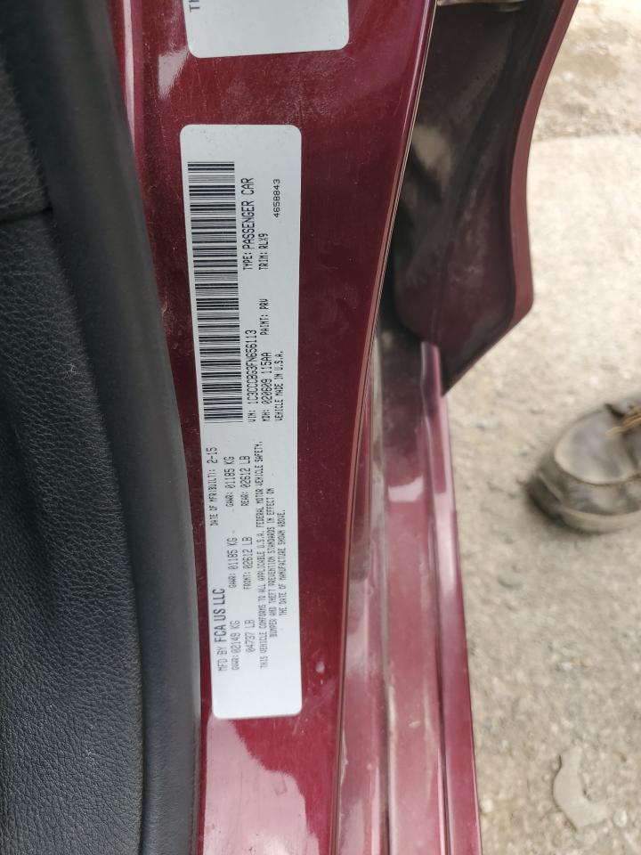 1C3CCCBG3FN656113 2015 Chrysler 200 S