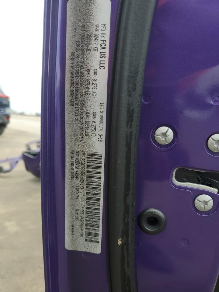 2C3CDZGG5KH624873 2019 Dodge Challenger Sxt